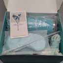 Birthday Gifts for Women, for Mom from Daughter, Self Care Get Well Soon Gift Baskets for Her Sister Wife Girlfriend, Ocean Relaxing Spa Care Package w/Blanket 40 OZ Tumbler