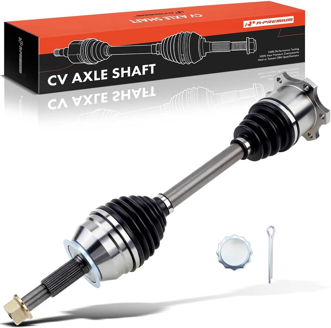 A-Premium CV Drive Axle Shaft Assembly Compatible with Infiniti & Nissan Models - QX56 (2004-2010), Armada (2005-2015), Pathfinder Armada (2004), Titan (2004-2015) - 4WD Only - Front Left or Right