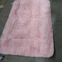 Poboton Area Rugs for Living Room Large Rugs Bedroom Anti Skid Rug Shaggy Soft Rug for Living Room Bedroom Pink 4x6 Play Area Kids Room Luxury Decorative