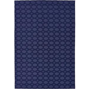 Garland Rug Garden Trellis 7 ft. x 10 ft. Indoor/Outdoor Area Rug Outdoor Waterproof Rug for Patio, Camping Rugs, RV, Porch, Deck, Camper, Balcony, Backyard for High-Traffic Areas, Navy Blue
