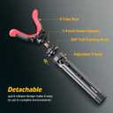 Camera Tripod Rest, 360 Degree Rotation Adjustable Height V Yoke Stand