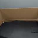 COMHOMA Big and Tall Office Chair, High Back Leather Gaming Chair with Footrest, Executive Ergonomic Office Chair with Pocket Spring Lumbar Support and with Outward Fixed Soft Armrests (Deep Black)