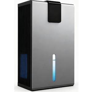 Dehumidifier, Dehumidifiers for Home, 98 OZ Water Tank, (1000 sq.ft) Quiet Dehumidifier for Basement Bathroom Bedroom with Humidity Display, Auto Shut Off, Relaxing 7 Color Ambient Light(Black)