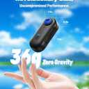 4K Action Camera with 64GB Card, Mini Body Camera with Audio Recording, Wi-Fi Magnetic Hands-Free POV Cam for Motorcycle Helmet Vlogging with Waterproof Case & 360 Rotatable Clip