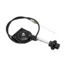 Excavator Throttle Cable Controller Handle Manual Throttle Control Bendable Cable for Excavators Heavy Equipment (40" Length)