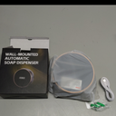 Automatic Soap Dispenser Foam Bathroom: Wall Mount Rechargeable Touchless Adjustable Auto Smart Electric Plastic Black Foaming Soap Dispenser with Clock - Kitchen - Hand Dish Lotion Couple Kids