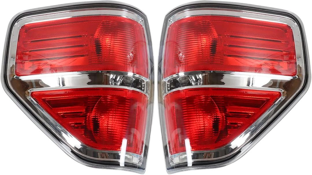 labwork LH+RH Tail Lights Replacement for F150 2009-2014 Rear Tail Lights Lamps Assembly Passenger and Driver Side