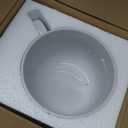 50oz large Ceramic Soup Mug with Handles for Coffee, Tea, Ice Cream, Cereal, (White)