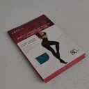 Frola Women's 80 Denier Soft Semi Opaque Solid Color Footed Pantyhose Tights Blue L