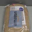 MIULEE Brown Linen Curtains 96 Inches Long for Bedroom Living Room, Soft Thick Linen Textured Window Drapes Semi Sheer Light Filtering Back Tab Rod Pocket Burlap Look Farmhouse Decor, 2 Panels Set