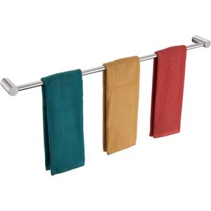 KOKOSIRI Towel Holder Brushed Nickel 36-Inch Towel Rack for Bathroom Wall Mount Single Bar Stainless Steel Bathroom Hardware Accessories, B4007BR-L36
