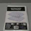 UNILIBRA 2 Pack Waterproof Pillow Protector Quilted Queen Size(21"X30") (Queen Pillow Protector)