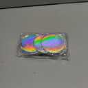 Qunclay 12 Pcs 2. 76'' Compact Mirror Bulk Gifts Mini Pocket Mirror Holographic Iridescent Small Round Makeup Glass for Purse Goody Bag Stuffers Women Teacher Girls Party Favors Travel Daily