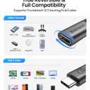 Silkland 40Gbps USB 4 Extension Cable for Thunderbolt 4, [240W Charging, 8K 60Hz] USB C Extender 3.3ft, 4K@240Hz Type C Male to Female Adapter Compatible for USBC Hub, iPhone 17/16, MacBook, iPad