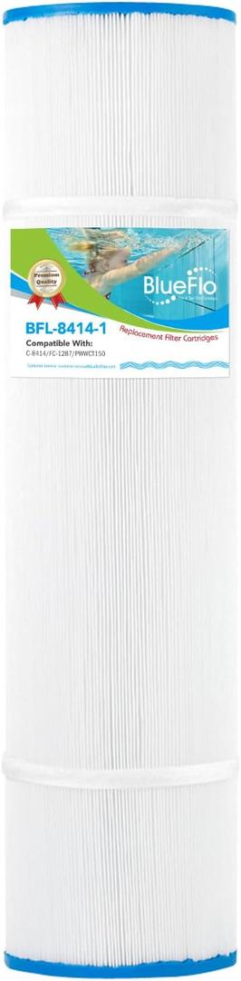 Pool Filter Cartridge Replacement for Pleatco PWWCT150, Unicel C-8414, Jandy CS150, Filbur FC-1287, Hayward CCX1500RE, Waterway ProClean 150, 817-0150N, 1 Pack