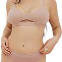 Organic Basics Women's Soft Touch Thong Underwear (Pink, XXL)