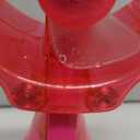 O2COOL LED Lights Deluxe Handheld Battery Powered Water Misting Fan (Raspberry)