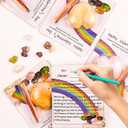 24 Pack Valentines Gemstones Dig Kit for Kids Gems Crystal Excavation with Card Party Favors for Boys and Girls Valentines Exchange Gifts