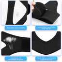 Snoring Chin Strap Comfortable Universal Snoring Devices Adjustable Effective Stop Snoring Sleep Snore Reducing Aid for Women and Men (Black)