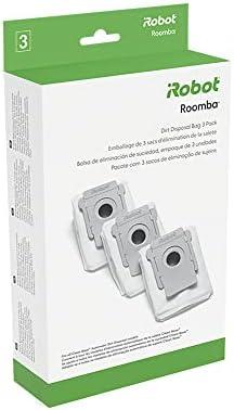 iRobot Authentic Replacement Parts - 3 Count (Pack of 1) Dirt Disposal Bags Compatible with Roomba Clean Base Models i1+, i3+, i4+, i5+, i7+, i8+, Combo j8+, j9+