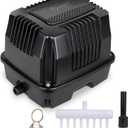 hygger Pond Aerator Pond Air Pump Linear Powerful Quiet Commercial Tank Air Pump for Koi Pond Aeration Waste Treatment Septic Fish Farm Hydroponic Aquariums Seafood Restaurant (800GPH(25Watt))