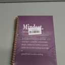 Knibeo Mindset Inspirational Notebooks Journal - Anti Anxiety Notebook, 5.5×8.3 Inch Inspirational Spiral Bound Notebook with 164 Pages, College School Supplies(Violet), Set of 2