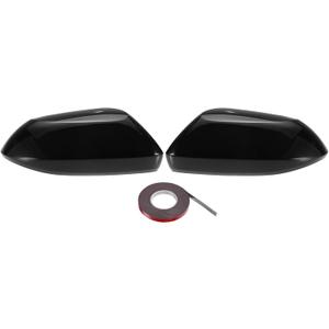 ACROPIX Car Rearview Mirror Cover Caps Overlay Trim Fit for Toyota Corolla 2019-2022 - Pack of 2 Gloss Black
