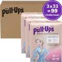 Pull-Ups Girls' Skin Essentials Potty Training Pants, Training Underwear, 4T-5T (38-50 lbs), 99 Ct (3 Packs of 33)