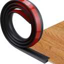 Floor Transition Strip Self Adhesive Carpet & Flooring Transitions Edging Trim Strip PVC Threshold Transitions Suitable for Threshold Height Less Than 10mm (6.56Ft, Black)