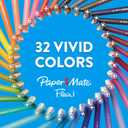 Paper Mate Flair Felt Tip Pens, Medium Point (0.7mm), Black, 36 Count - Office Supplies