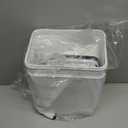 QSFWCSM 2 Pack Bathroom Trash can,Smart Touchless Trash Can,Automatic Motion Sensor Trash Bin with Lid,2.4 Gallon Garbage Can, Kitchen, Bathroom, Office, Bedroom Trash can (White+White)