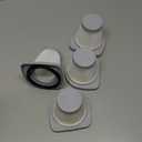 Amazon Basics Washable Replacement Filters for 2-in-1 Corded Stick Vacuum Cleaner ONLY (not for Other Models), 4-Pack, White