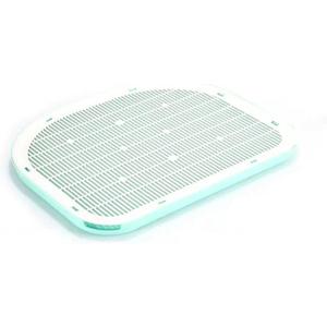 Cat Litter Mat Litter Trapping Mat,19.29"14.96",Double-layer Cat Litter Box Mat for Floor,XL Litter Matt for Kitty,Mat Catcher,Waterproof,Washable,Easy Clean,Less Waste(Green)