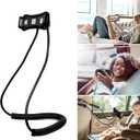 Lazy Neck Phone Holder,Cell Phone Stand for Bed Around Neck,Hand Free Flexible Tablet Holder for Bed (Spring Tube - Soft)