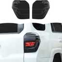 RT-TCZ Smoked Black Tail Light Lamp Cover Guard Trim Decoration Exterior Accessories for Toyota 4Runner 2014-2023