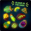 Dan&Darci Kids Rock Painting Kit - Glow in The Dark - Gifts Arts & Crafts for Boys and Girls Ages 6-12 - Craft Activities Kits - Creative Art Toys for 6, 7, 8, 9, 10, 11 & 12 Year Old Kid