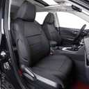 EKR Custom Fit Venza Car Seat Covers for Select Toyota Venza 2021 2022 2023 2024 LE,XLE,Limited,Nightshade Edition - Full Set,Neoprene (Black)