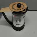 Bodum 12oz Brazil French Press Coffee Maker, High-Heat Borosilicate Glass, Black - Made in Portugal