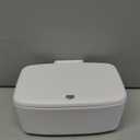 Zdolmy Wipes Dispenser, Wipe Holder for Baby, Refillable Wipe Container, Portable Press to Open, Non-Slip Color: Press style white