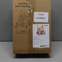 Wooden Baby Walker, Push Walker for Baby Girl 10-12 Months, Montessori Walker Push Toy for Toddlers Learning to Walk