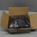 HolidayIdeas Cocktail Table Covers, 2 Pack - Fitted Stretch Spandex Square Corners Cocktail Tablecloths,High Top Table Cloths (Black, Fit for 30"-32" Diameter x 43" Height Tables)