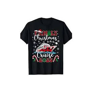 Black Family Christmas T-shirt Size L