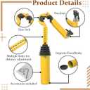 Bittwee Car Gear Stick Lock, Anti-Theft Device Security Adjustable Vehicle Handbrake to Gear Stick Lock with 2 Keys, Automotive Manual Padlock Mechanism, Universal for SUV RV Truck
