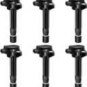 MAS Ignition Coil Pack Set of 6 for Honda Acura Accord Crosstour Odyssey RL TL TSX C1624 1788379 UF603 GN10426 5C1681 IC693
