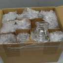 Clear Glass Candlestick Holders 24PCS, 2.1" H Taper Candle Holders Bulk for Pillar Candles, Taper Candles, Glass Candle Holders for Wedding, Party&Festival