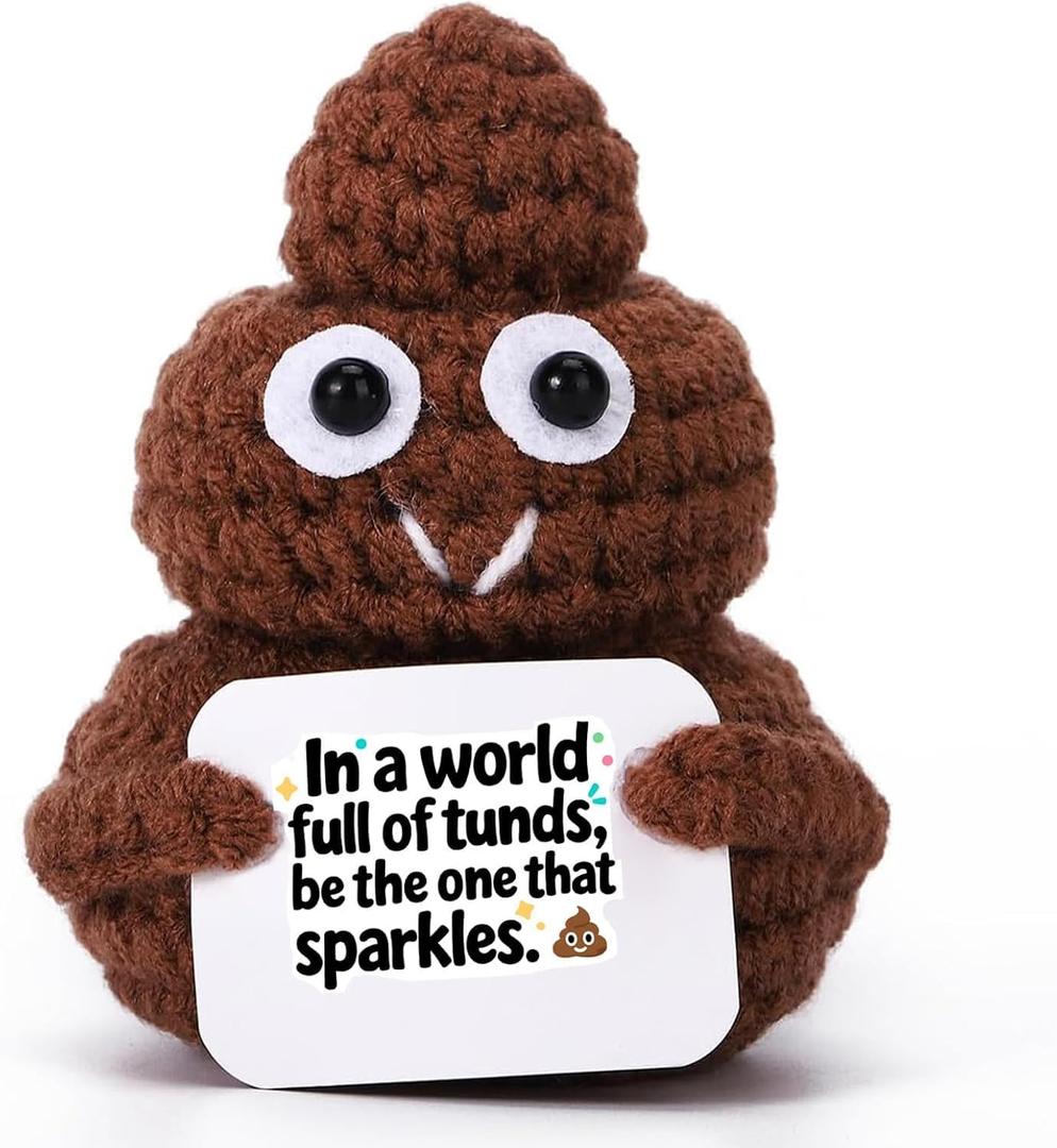 4 x Novelty Gag Gifts, White Plastic Toy, Quirky Prank Item for Adults, Christmas Stocking Stuffer, Funny White Elephant Gift for Friends and Coworkers