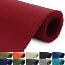 Thickened Waterproof Canvas Fabric by The Yard 1200D 58" W Outdoor Upholstery Material Heavy Duty Cordura Fabric Water Resistant Sewing Material for Chair Patio Cushion Purse Bag 5 Yard Red