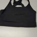 Aoxjox Women's Workout Sports Bras High Impact Fitness Training Gym Khloe Bra Yoga Crop Tank (Medium, Black)