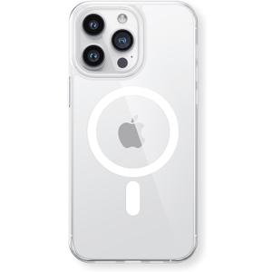 TORRAS Magnetic Slim-Fit for iPhone 15 Pro Max Case, Ultra-Thin 15 ProMax Phone Case Fit for MagSafe, Lightweight Anti-Scratch Hard PC for iPhone 15 ProMax Case 6.7 inch OriginFit, Transparent
