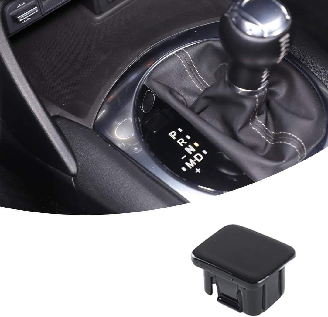 ABS Car Gear Shift Lock Cover Compatible with Mazda MX-5 ND 2016-2025 Car Center Console Shifter Lock Release Button Cap Replacement Part Accessories
